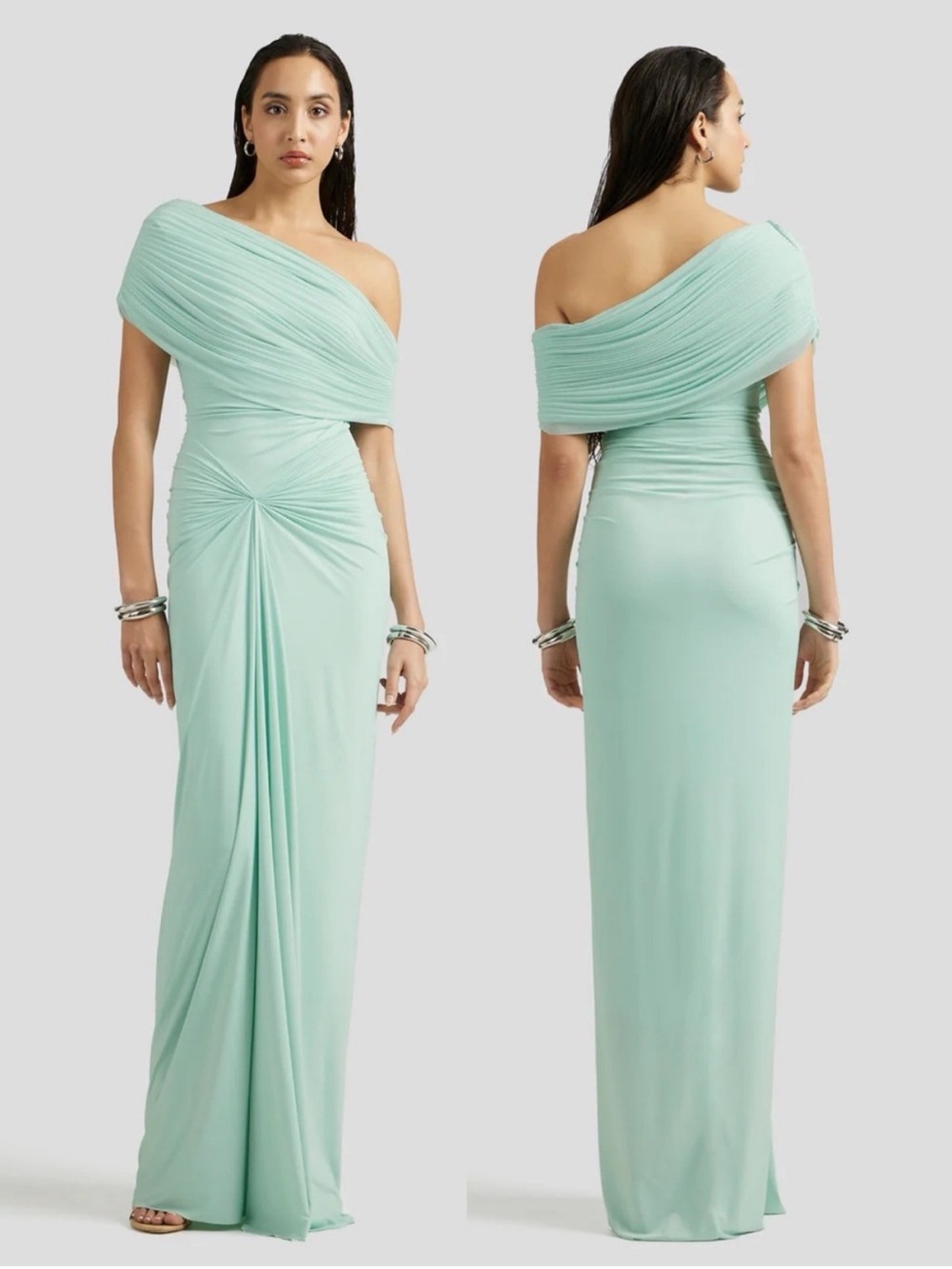 NWT $437 DEME BY GABRIELLA Katya dress in mint